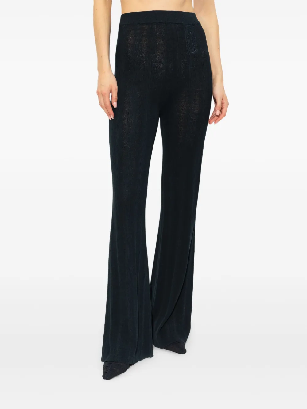Jil Sander Wollen broek Zwart