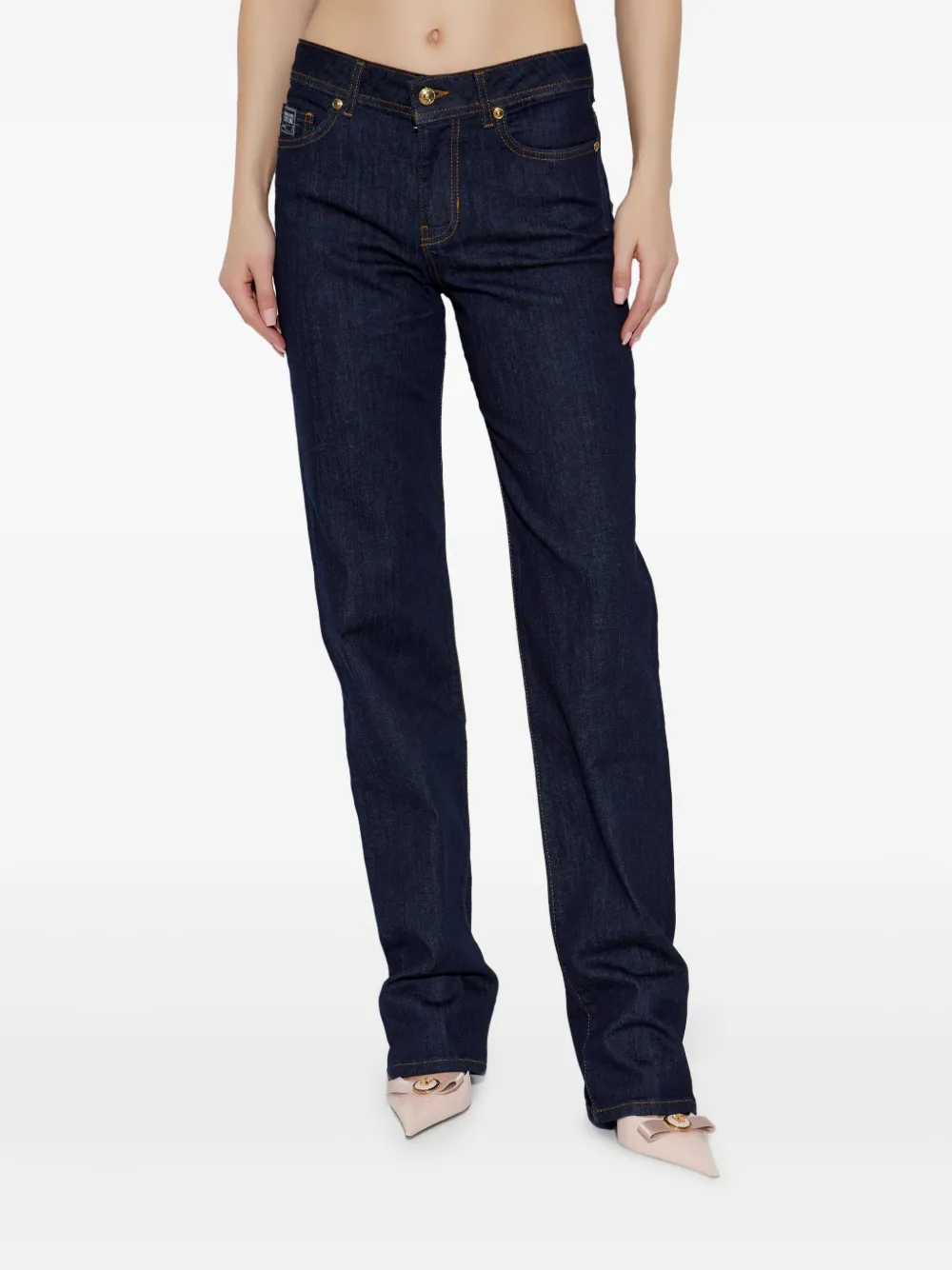 Versace Jeans Couture Straight jeans Blauw