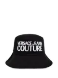 Versace Jeans Couture logo-embroidered bucket hat - Black