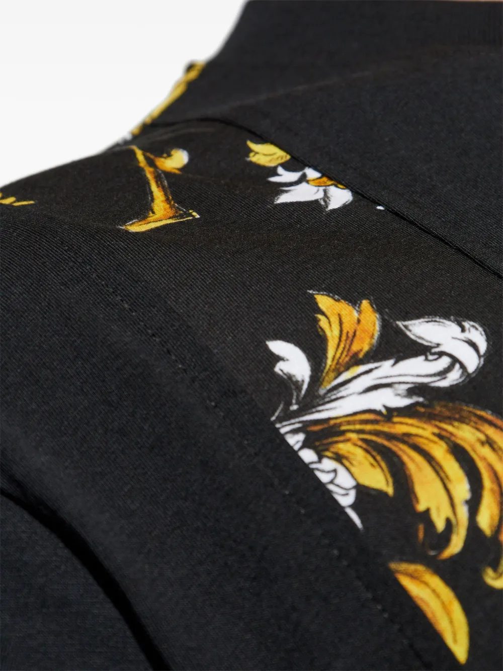 Shop Versace Jeans Couture Chromo Couture T-shirt In Black