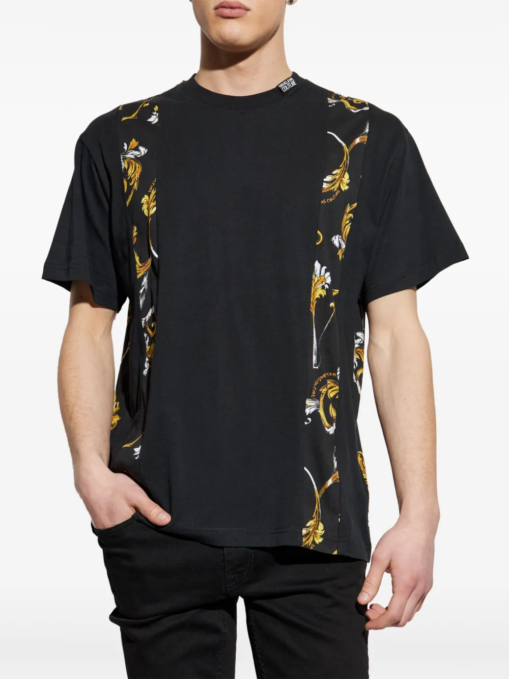 VERSACE JEANS COUTURE CHROMO COUTURE T-SHIRT