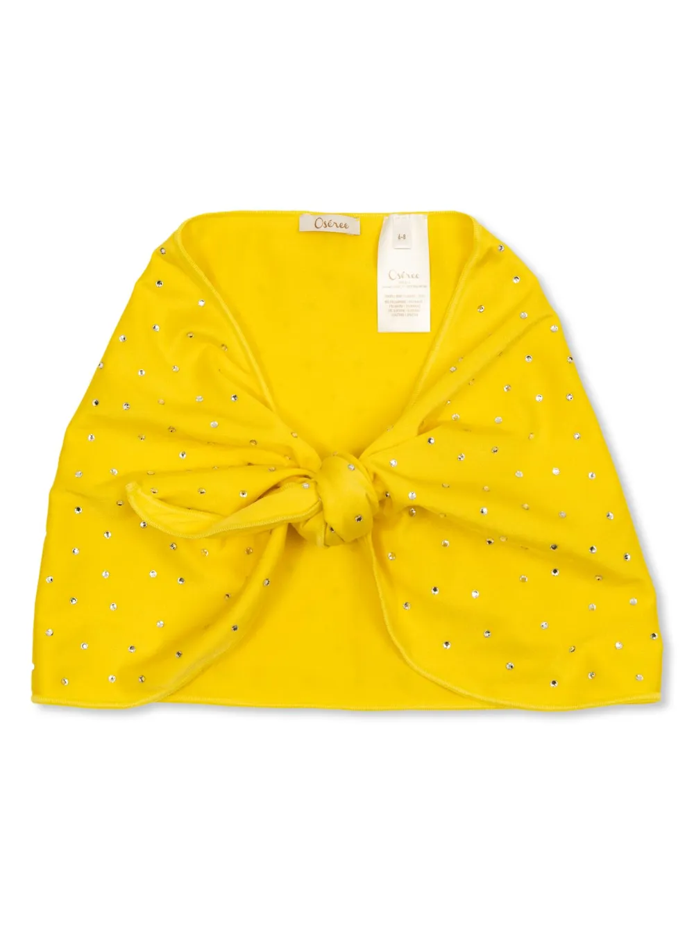 Oseree Kids ラインストーン タンキニトップ - イエロー Oseree Kids ラインストーン タンキニトップ - イエロー