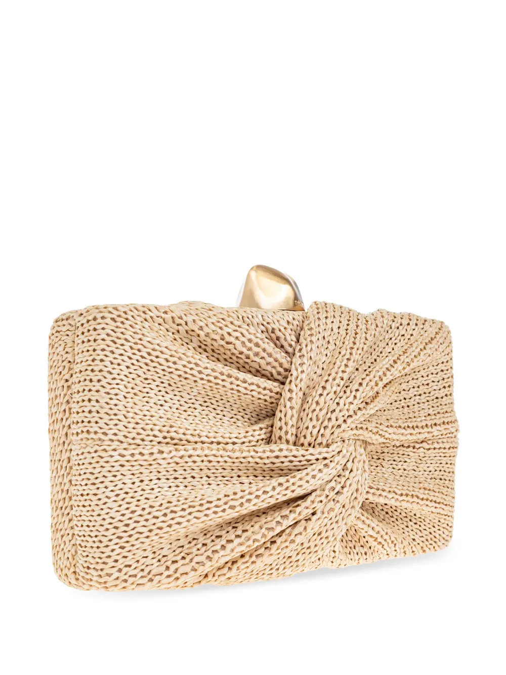 Shop Cult Gaia Lisse Clutch Bag In Natural
