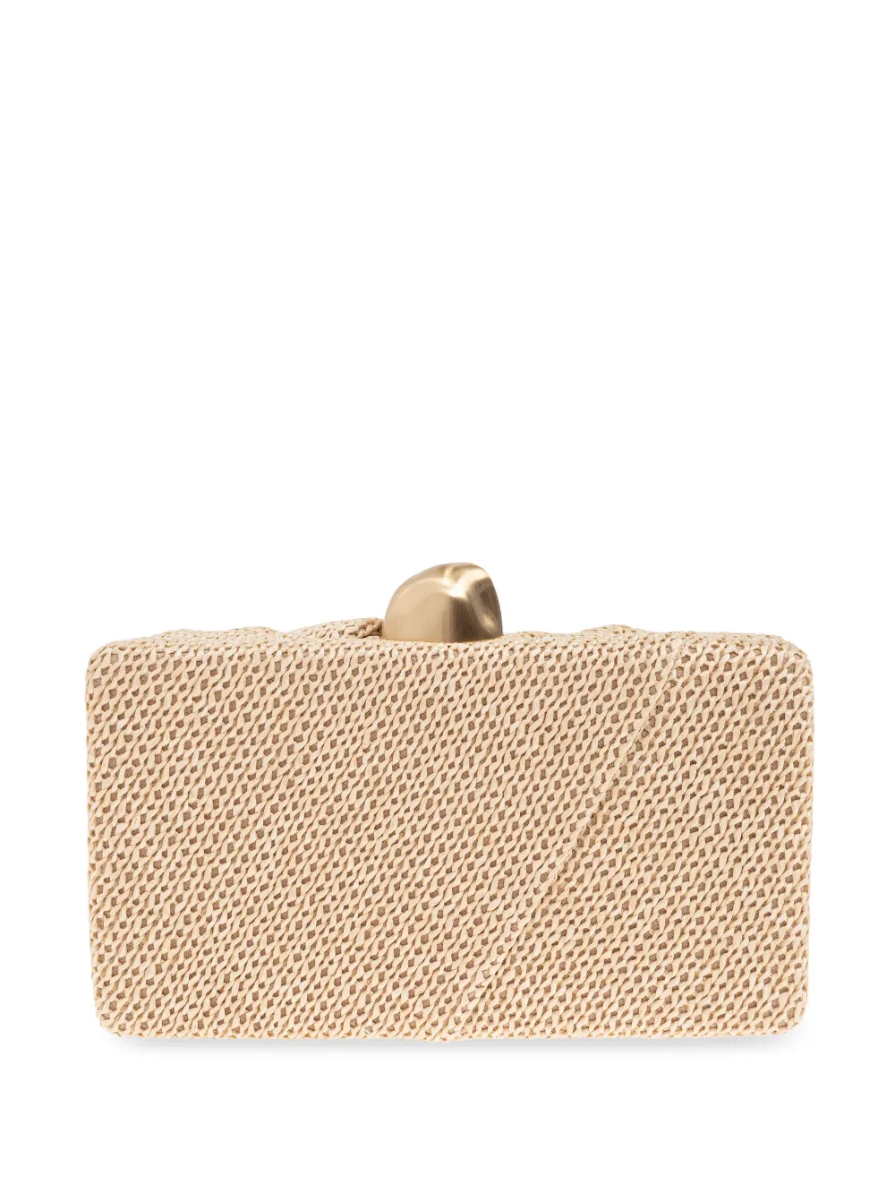 Shop Cult Gaia Lisse Clutch Bag In Natural