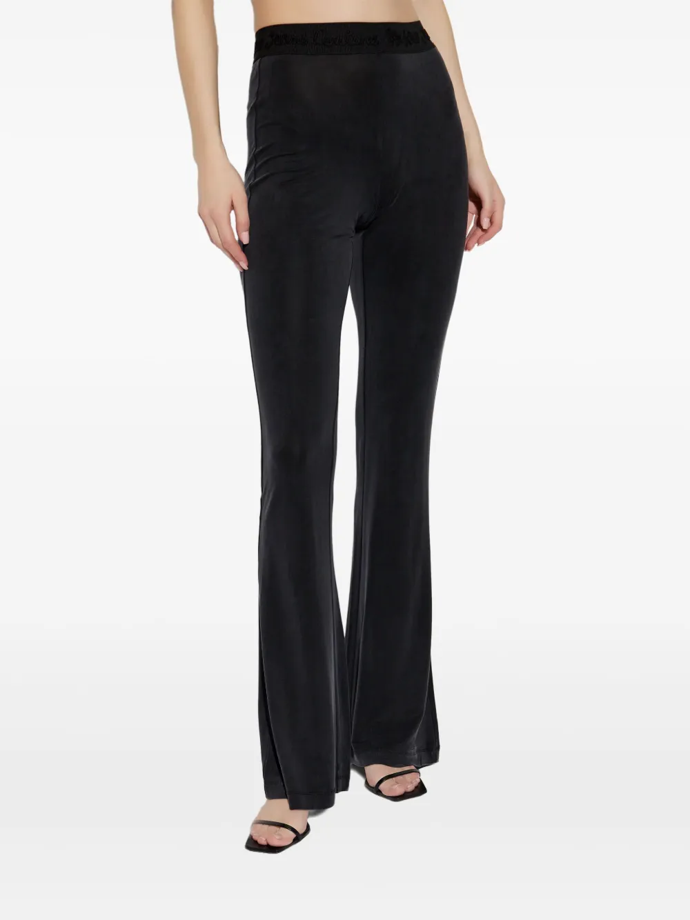 VERSACE JEANS COUTURE STRETCH FLARED TROUSERS