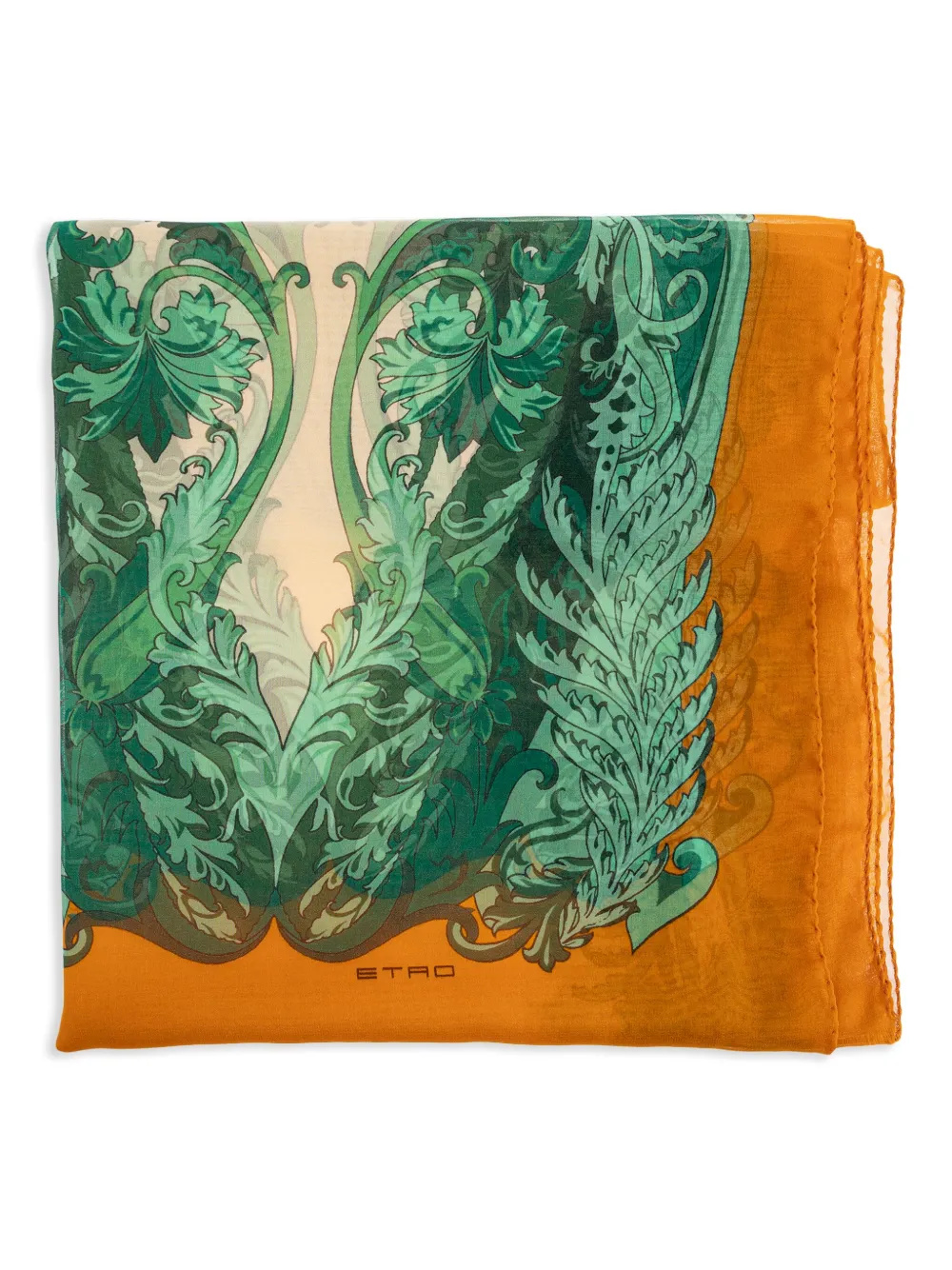 ETRO - botanical-print scarf - women