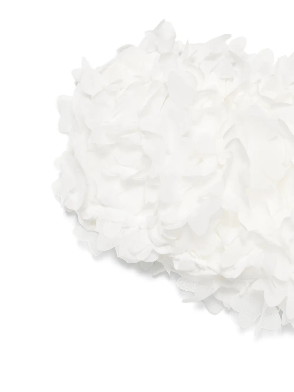 La Stupenderia Jurk met bloemenpatch Wit