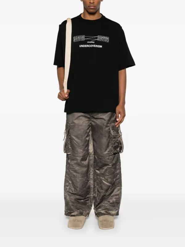 Undercover プリント Tシャツ | ブラック | FARFETCH JP