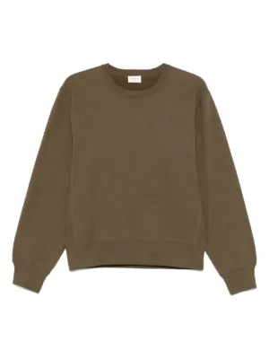 saint laurent クロップド　スウェット Saint Laurent クロップド スウェットシャツ | ニュートラル | FARFETCH JP