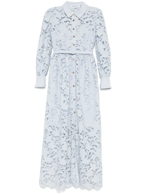 Self-Portrait lace collared maxi dress