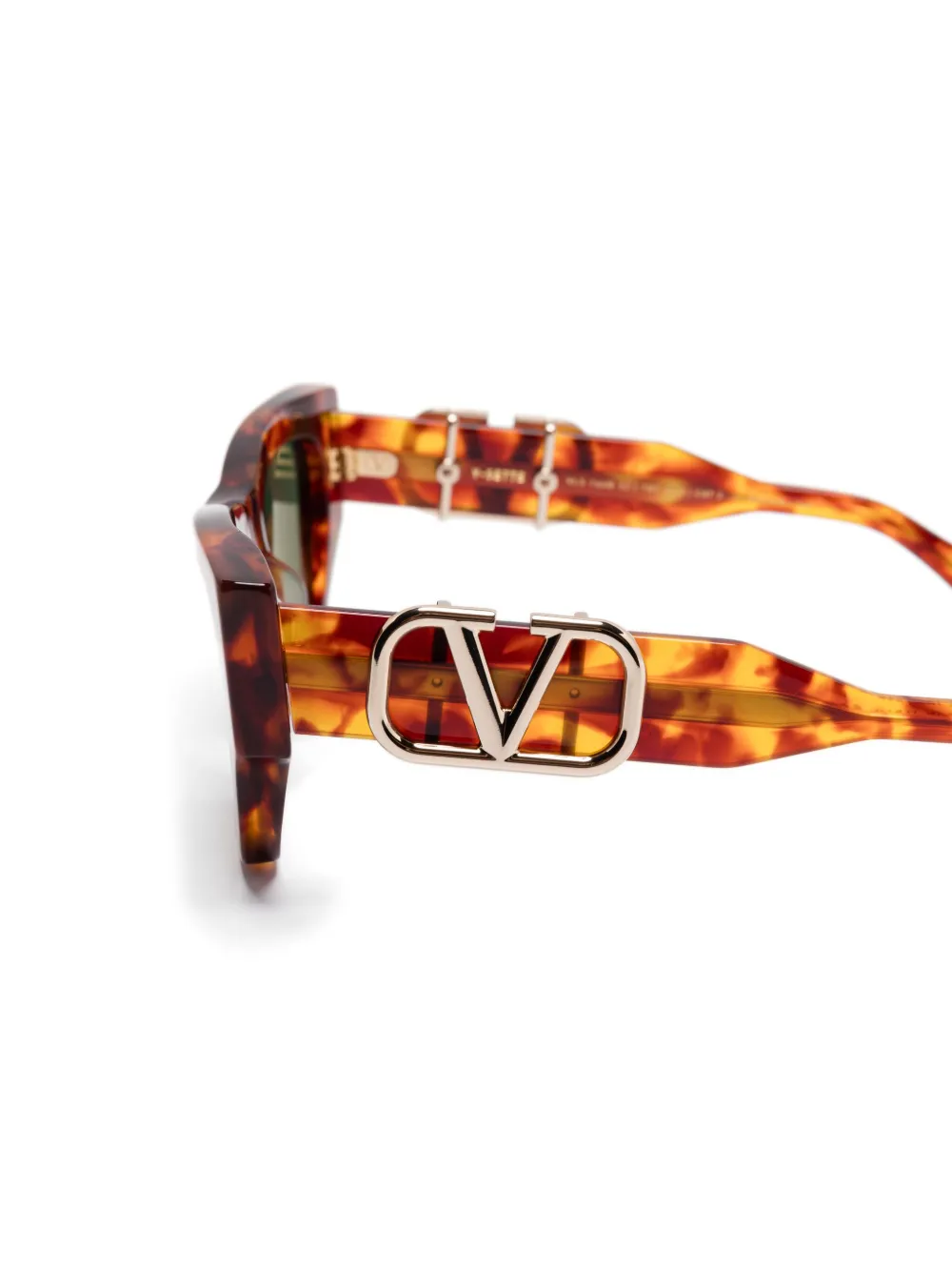 VALENTINO GARAVANI EYEWEAR VLogo Signature zonnebril Bruin