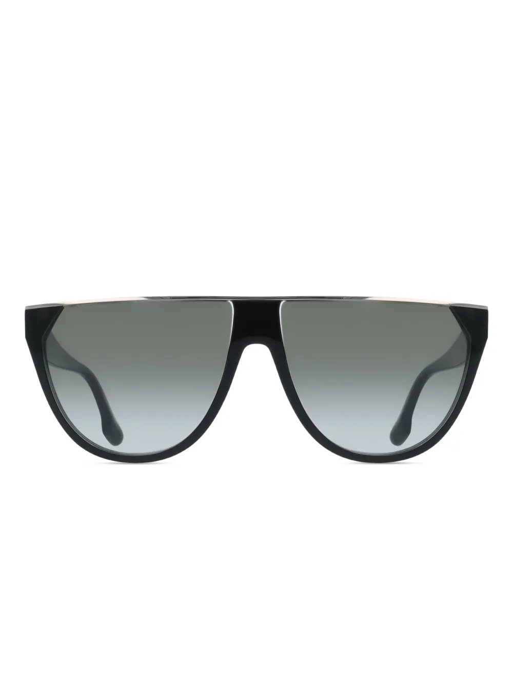 Victoria Beckham Eyewear Occhiali da sole a mascherina - Verde