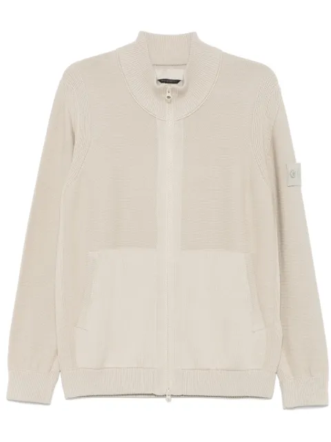 Stone Island cárdigan con distintivo Compass