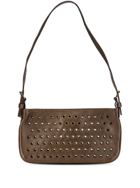 Céline Pre-Owned 2000 Grommet Leather shoulder bag