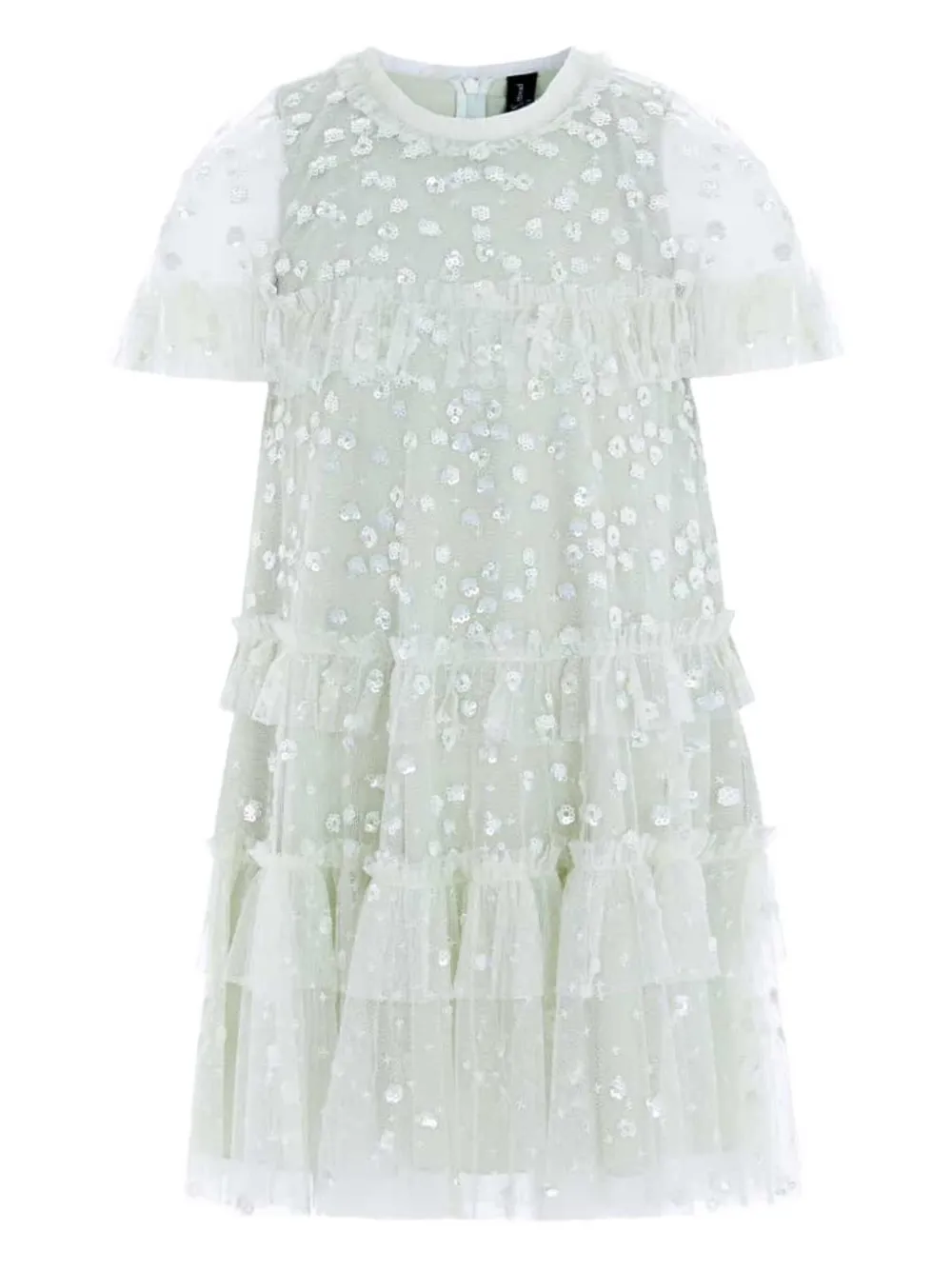 NEEDLE & THREAD KIDS Leila dress - Verde
