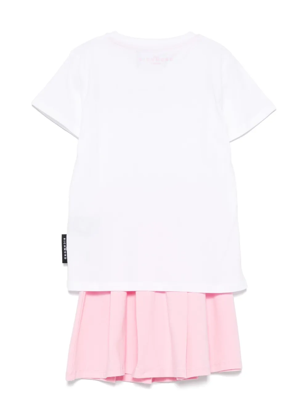 John Richmond Junior Rokken met logoprint Wit