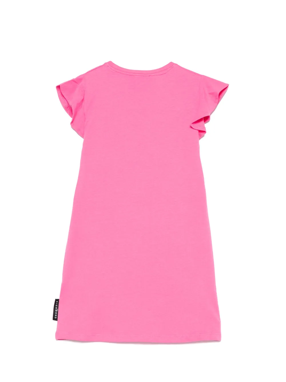 John Richmond Junior Jurk met rubberen logo Roze
