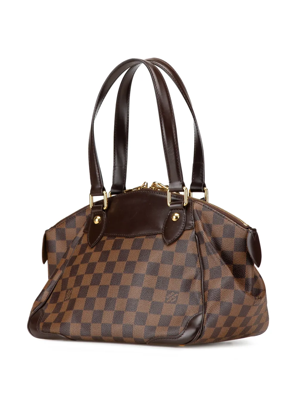 Louis Vuitton Pre-Owned 2010 Damier Ebene Verona PM handtas - Bruin