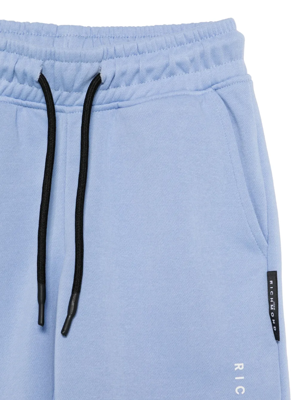 John Richmond Junior Top en shorts met logoprint Wit