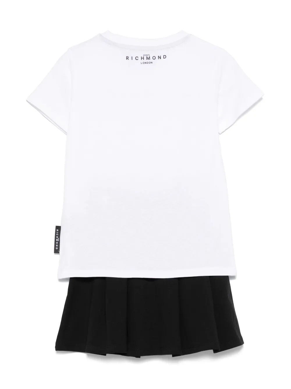 Shop John Richmond Junior Logo-print Skirt Set In White