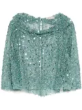 Fely Campo sequined top - Green