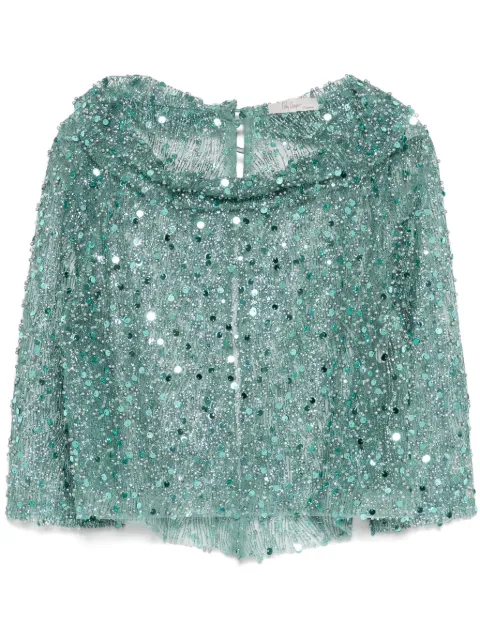 Fely Campo sequined top