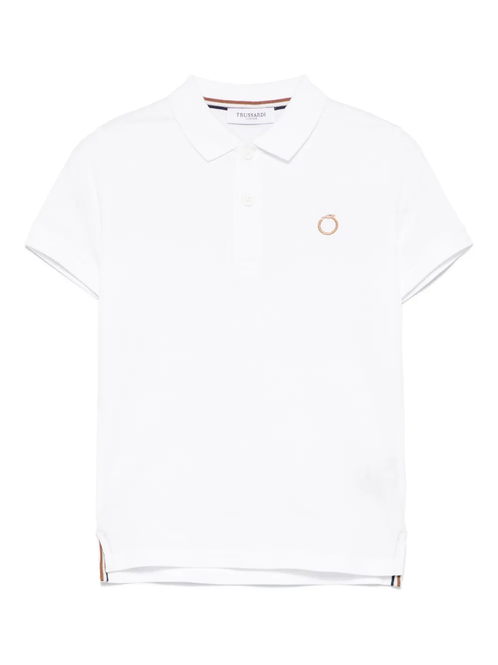 Image 1 of TRUSSARDI JUNIOR Camisa polo com logo bordado
