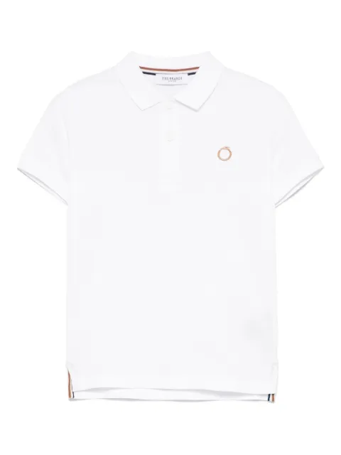 TRUSSARDI JUNIOR Camisa polo com logo bordado