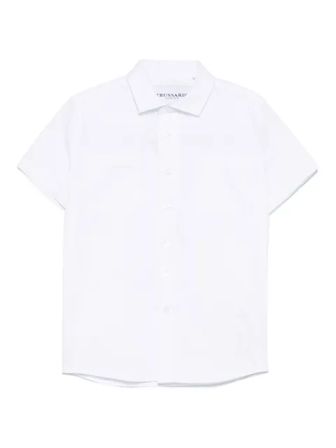 TRUSSARDI JUNIOR logo-print shirt