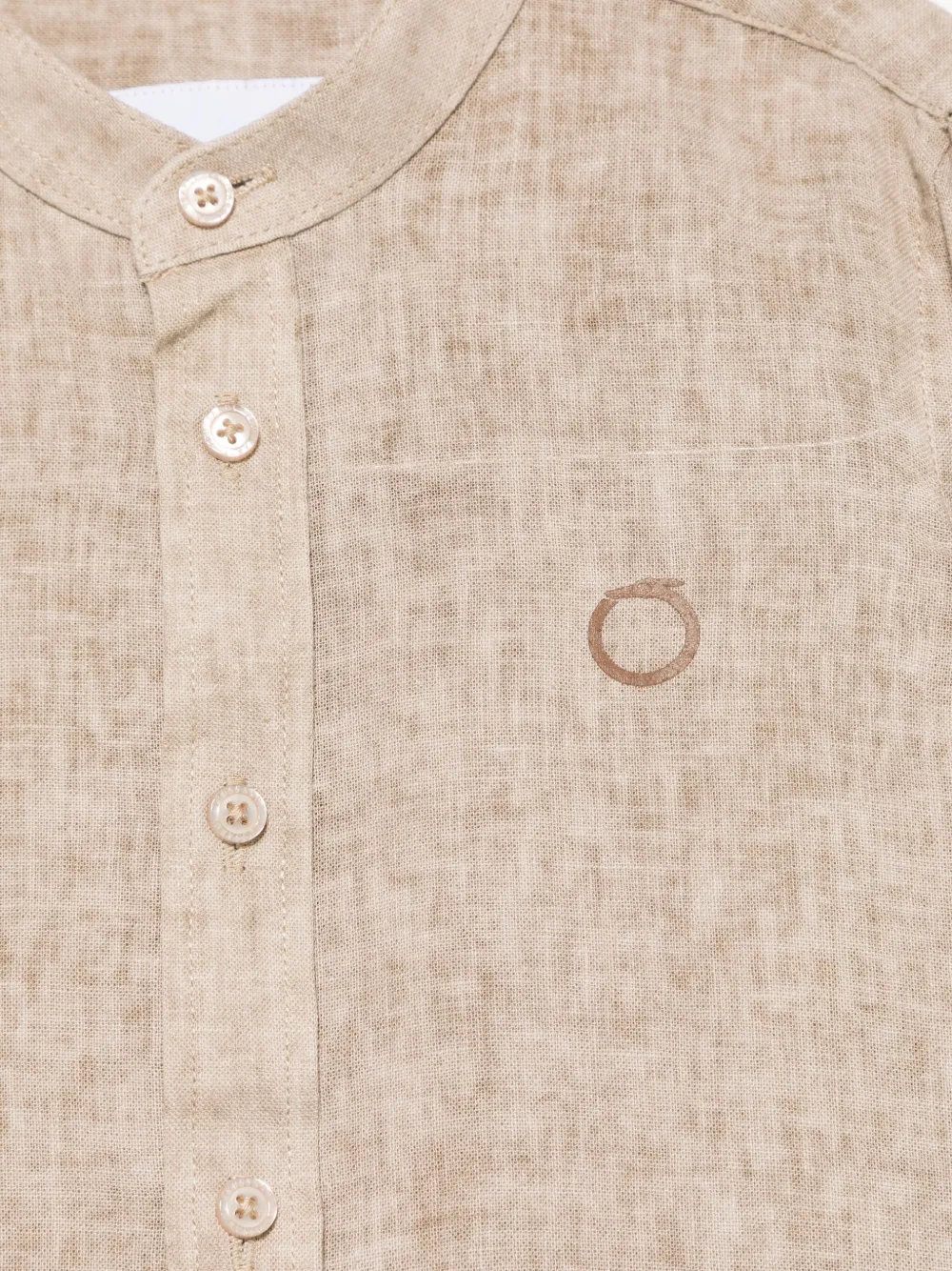 TRUSSARDI JUNIOR Shirt met logoprint Bruin
