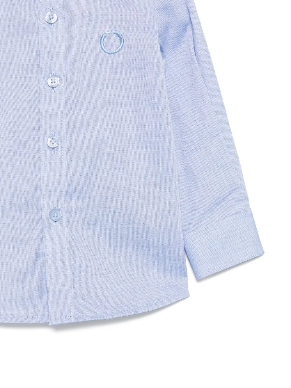 TRUSSARDI JUNIOR Shirt met geborduurd logo Blauw