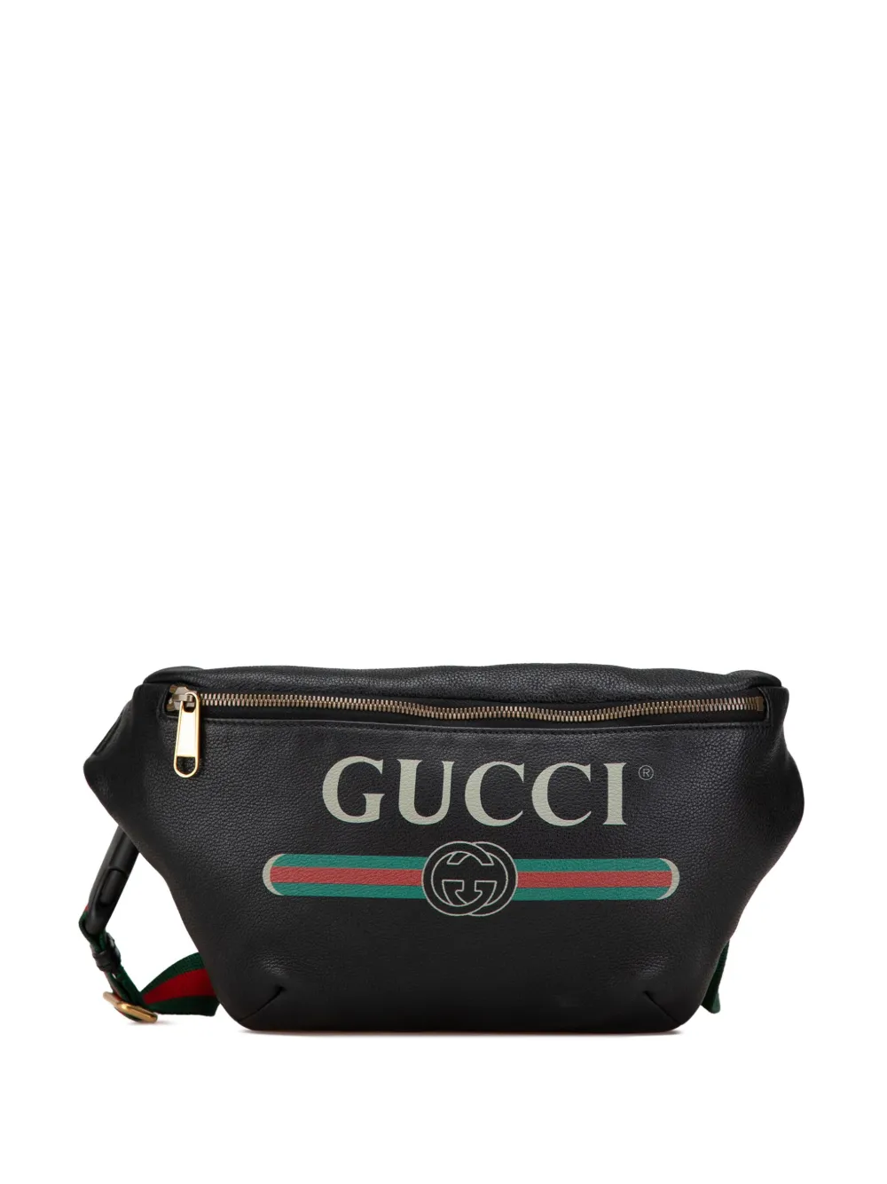 2000-2015 Grained Calfskin Logo belt bag