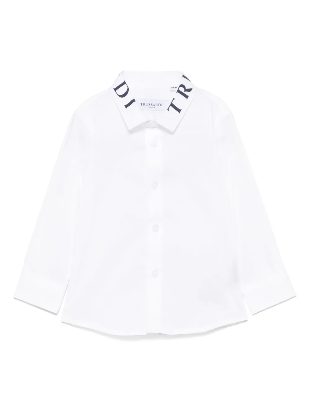 TRUSSARDI JUNIOR Shirt met logoprint Wit