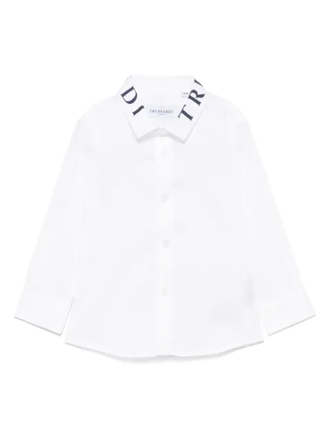 TRUSSARDI JUNIOR logo-print shirt 