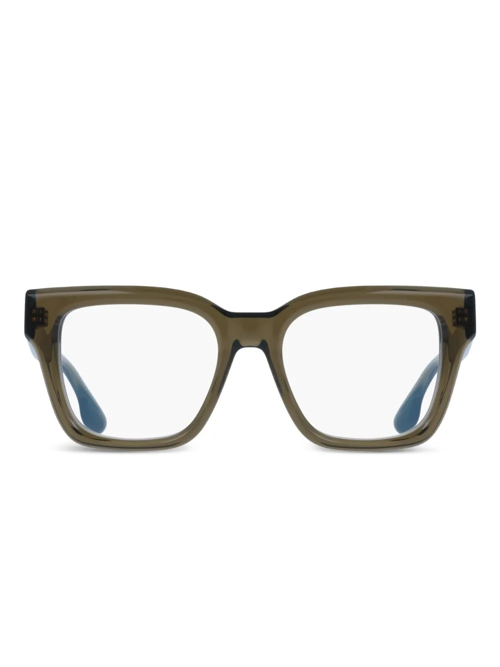 Victoria Beckham Eyewear Brille mit eckigem Gestell - Grün