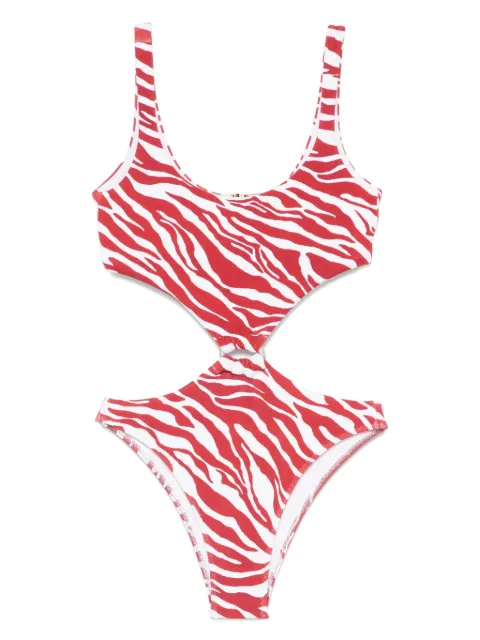 Cia Marítima printed cut-out swimsuit
