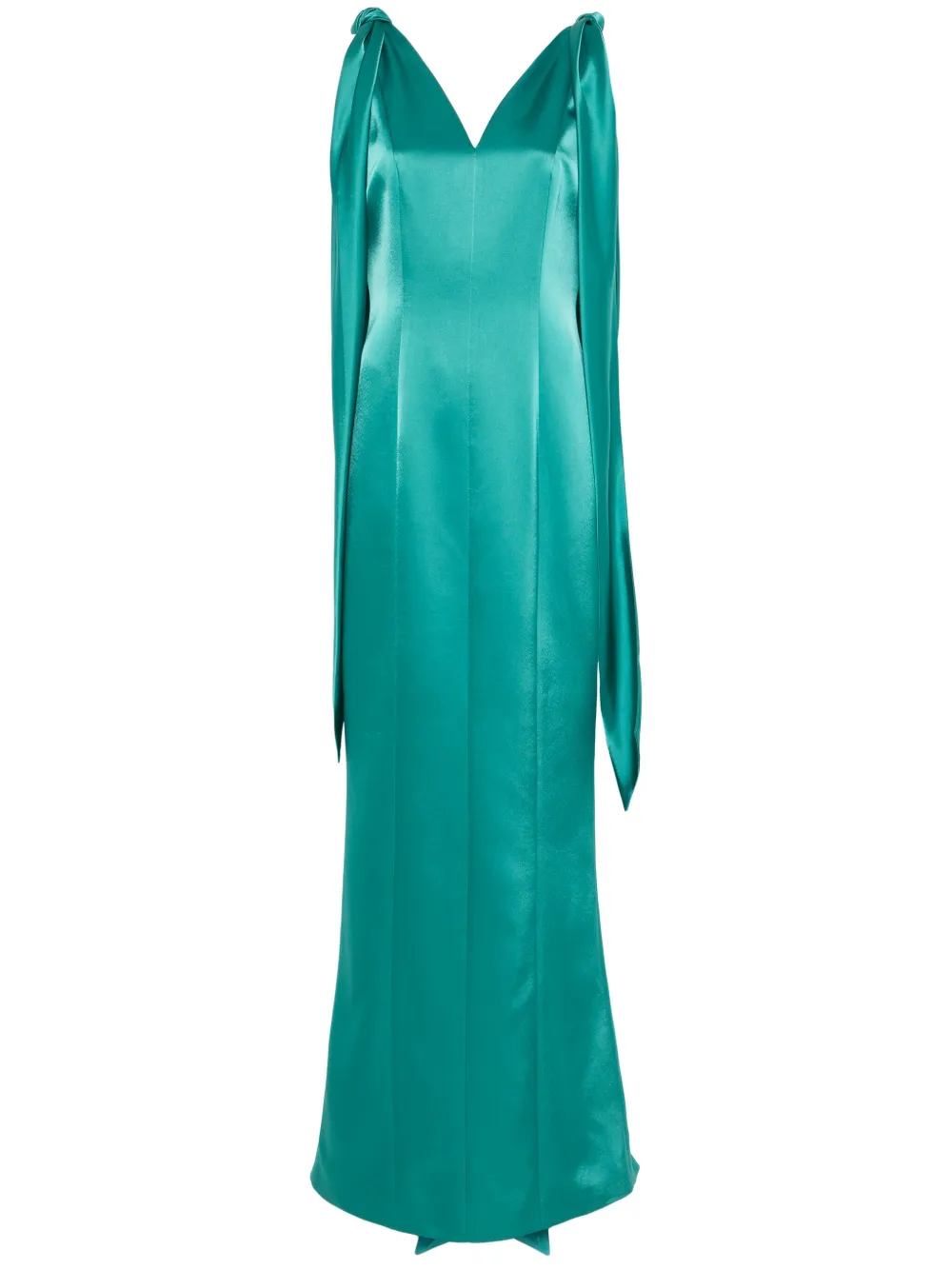 satin maxi dress