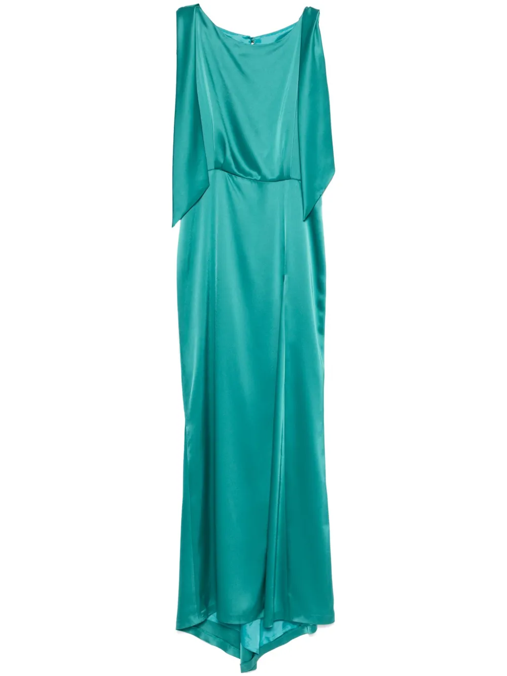 satin maxi dress