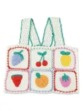 Stella McCartney Kids fruit-crochet top - White