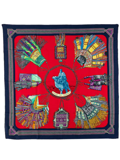 Hermès Pre-Owned 20th Century Cuirs du Desert Seidenschal