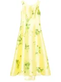 Fely Campo floral-print midi dress - Yellow