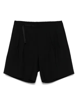 Raf Simons high-waisted Cotton Shorts | Black | FARFETCH