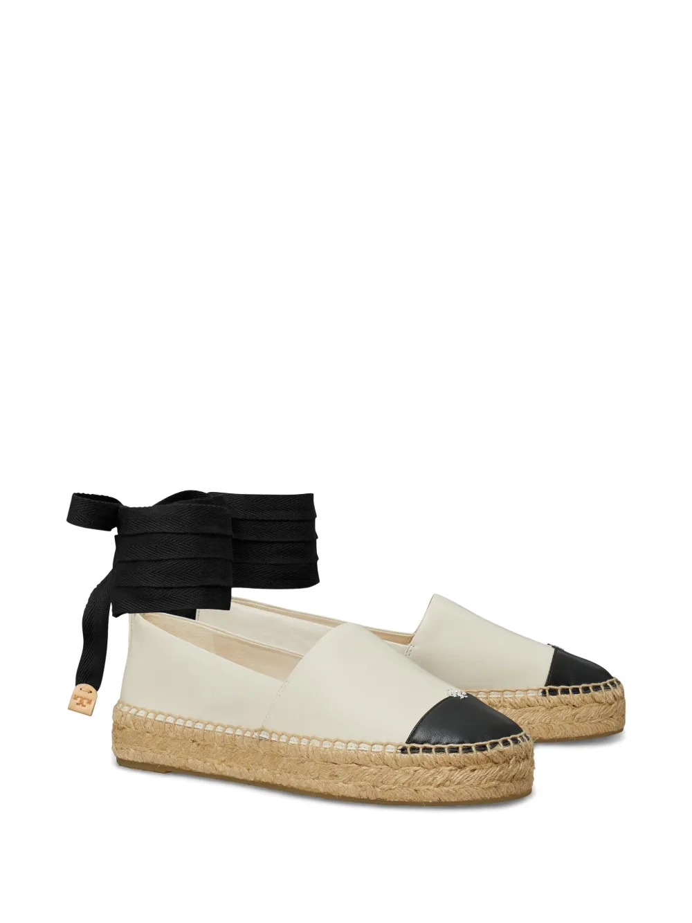 Tory Burch leather espadrilles Neutrals