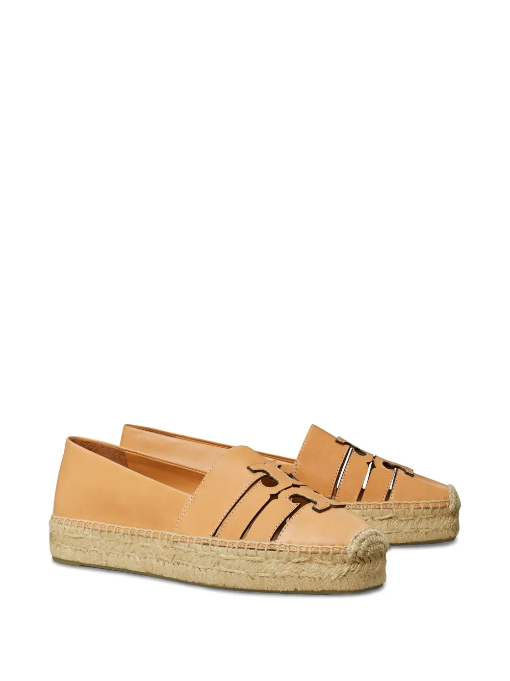 Tory Burch leather espadrilles Neutrals