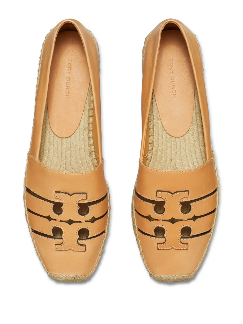 Tory Burch leather espadrilles Neutrals