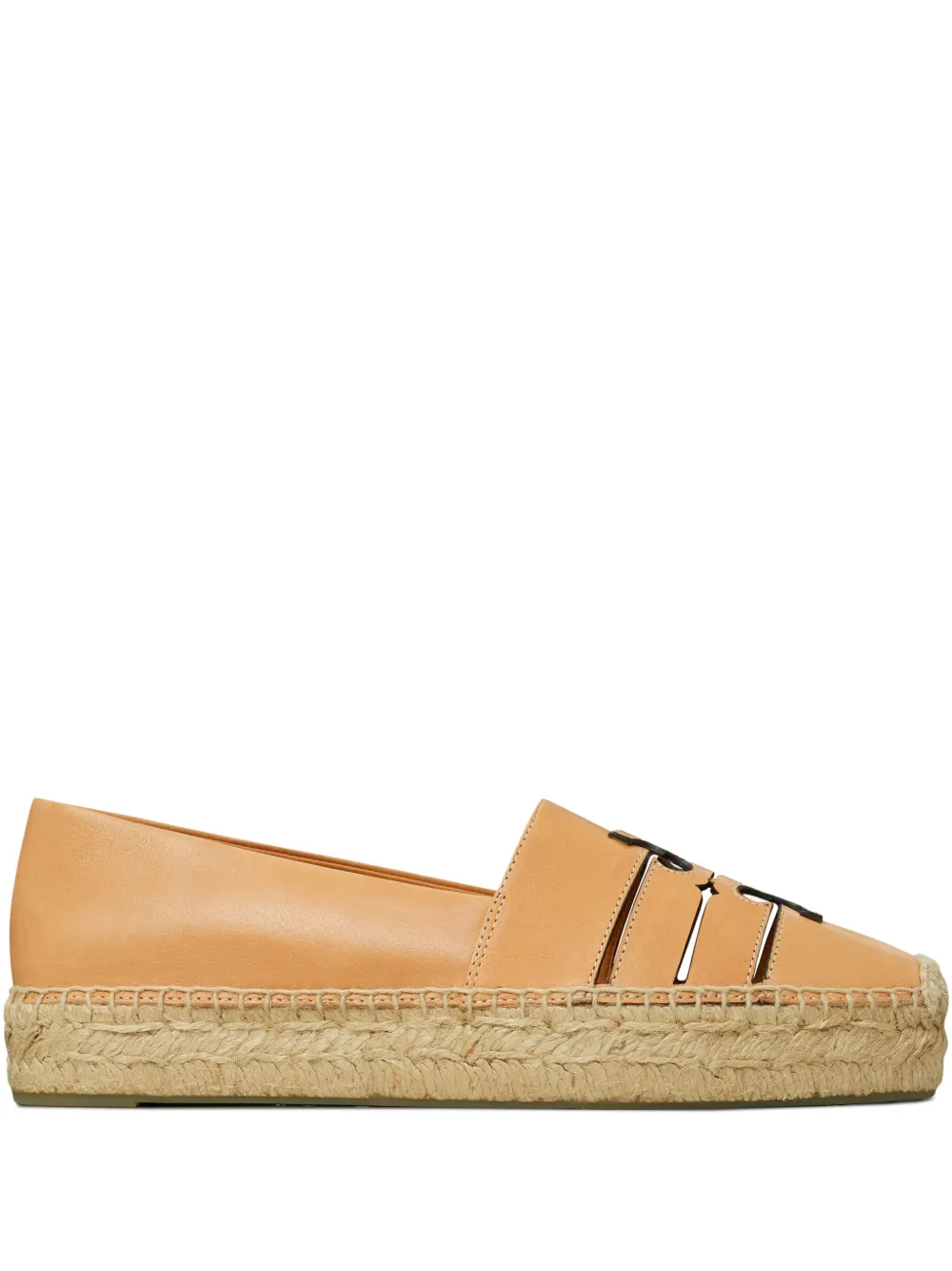 Tory Burch leather espadrilles Neutrals