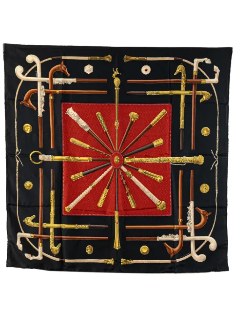 Hermès Pre-Owned mascada 20th Century Cannes et Pommeaux Silk Scarf 