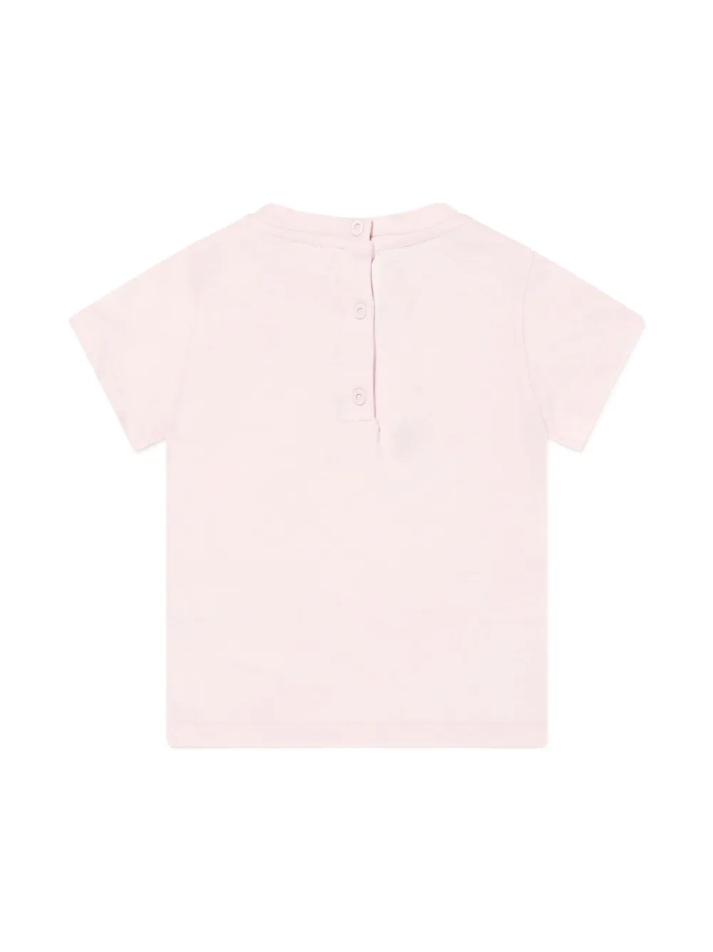Fendi Kids Shirt met geborduurd patroon Roze