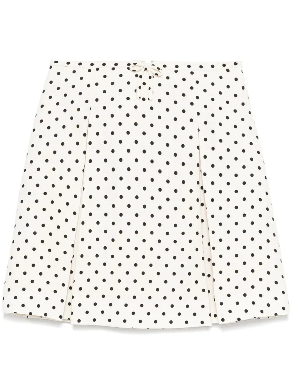 Valentino Garavani Mini-rok met stippen Beige