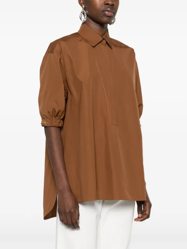 Max Mara Teano Shirt | Brown | FARFETCH